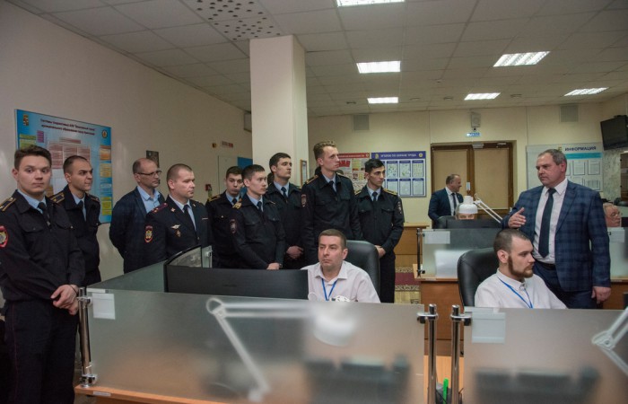 12.03.2020 курсанты 4 курса факультета посетили занятие в городском управлении гражданской защиты